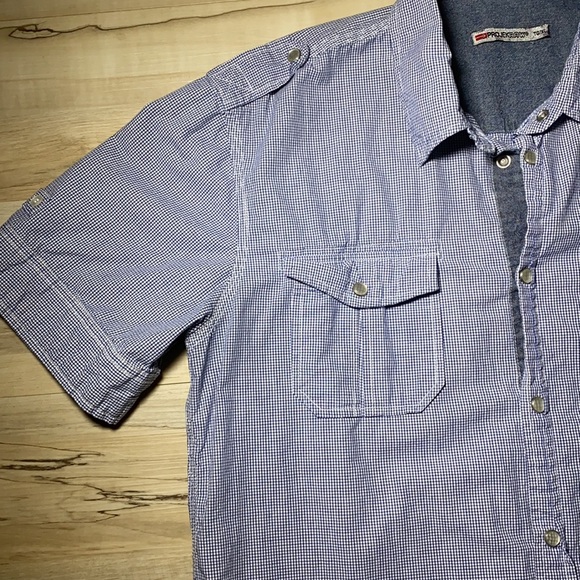 ProjekRaw L Snap Button Short Sleeve. - Picture 5 of 8